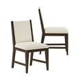 thumbnail image 2 of Plank+Beam Solid Wood Dining Chair, Set of 2 Kitchen Chairs with Cushion, Walnut, 2 of 10
