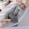 thumbnail image 5 of Soft Pregnant Pillow For Pregnant Women Cushion For Pregnant Maternity Support 130x70cm, 5 of 5