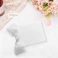 thumbnail image 4 of 20 tarjetas de lugar en blanco para bodas, con cinta, tarjetas de nombre de mesa para novias Cinta blanca, 4 of 8