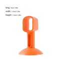 thumbnail image 4 of Speravity Tope de manija de puerta anticolisión de 5 uds., almohadilla de protección sin perforaciones, gabinete con ventosa desmontable para Herramientas y ferretería Naranja, 4 of 6