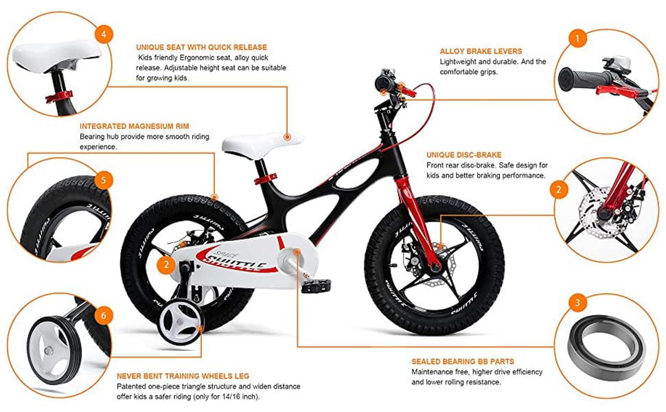 Royalbaby kids bike boys girls space shuttle hot sale
