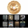 thumbnail image 3 of Muela de copa diamantada de doble hilera, 125 mm x 22,2 mm, para rectificado de hormigón, piedra y mampostería, 3 of 5