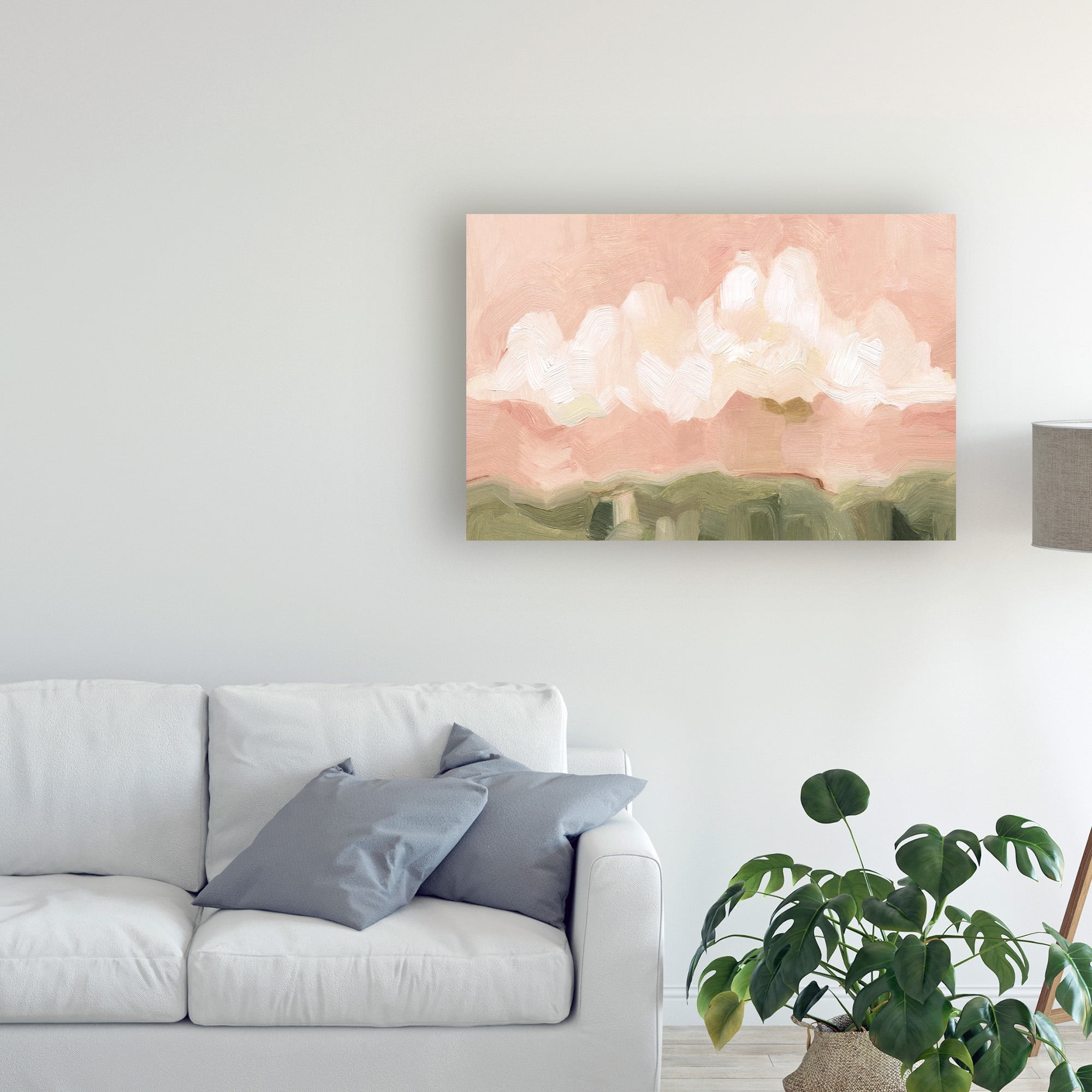 Emma Scarvey 'Pink Haze Sunset Ii' Canvas Art