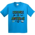 thumbnail image 3 of Inktastic Science is Awesome Molecules and Microscope Youth T-Shirt, 3 of 5