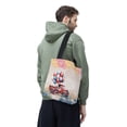 thumbnail image 3 of Vintage Patriotic Schnauzer 4th of July Independence Memorial Day All Over Print 3D Canvas Tote Bag Miniature Schnauzer Dog Lover Reusable Handbag - 01006, 3 of 5
