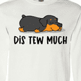 thumbnail image 4 of Inktastic Napping Dis Tew Much Rottweiler Long Sleeve T-Shirt, 4 of 5