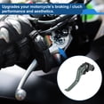 thumbnail image 3 of Palancas de freno y embrague cortas ajustables Unique Bargains para Honda Monkey 125 2019-2024, palanca de freno de manillar de motocicleta de aleación de aluminio tono de titanio sólido 1 par, 3 of 7