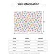 thumbnail image 2 of Throw Blanket for Couch, retro dots spots blots circle Super Soft Fuzzy Comfy Warm Throw Blanket, Cuteness Lightweight Cozy Plush Flannel Blanket & Throws for Sofa and Bed All Season, 2 of 5