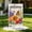 A, variant on Bowayaoa Welcome Floral Wreath Garden Flag, Weather Resistant Linen Texture Polyester Yard Flag, Waterproof Fade Proof Outdoor Hanging Flag for Porch Courtyard Farmhouse Seasonal Decor