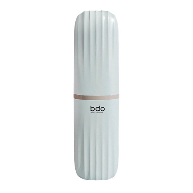 Estuche de viaje para cepillo de dientes y pasta de dientes, soporte portátil para cepillo de dientes y vaso de enjuague fácil Verde