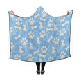 thumbnail image 1 of HATIART Hooded Blanket Puppy Bone With Hearts Throws Mens Wearable Blanket 40x50 Inches, 1 of 3