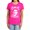 Hot Pink, variant on Elf OMG Santa Women's T Shirt, Athletic Heather, Small