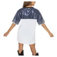 thumbnail image 3 of Women's Gameday Couture  White North Carolina Tar Heels Full Sequin Jersey Dress, 3 of 4