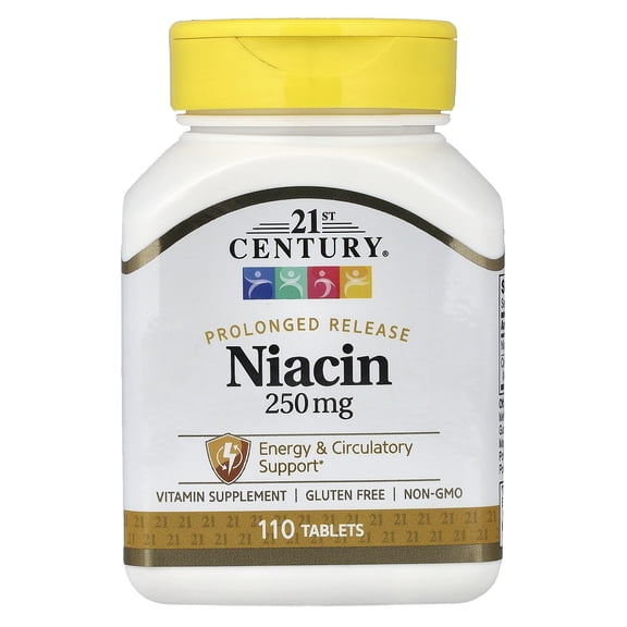 21st Century Niacin, Prolonged Release, 110 Tablets