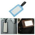 thumbnail image 4 of Unique Bargains 1 Pc Aircraft Luggage Tag for Travelling Blue Soft Rubber, 4 of 4