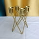 thumbnail image 5 of Sujetavelas Candelabros de hierro 4 tazas de exhibición de piezaza independiente elegante para adorno de dormitorio decoración de escritorio para el, 5 of 9