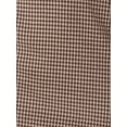 thumbnail image 5 of DARING DIVA Houndstooth Plaid Pencil Sheath Work Dress XS Brown, 5 of 6