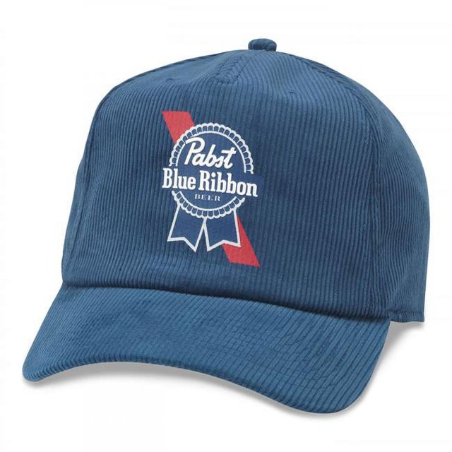 Pabst Blue Ribbon Pabst Blue Ribbon 816777 Chapeau en Velours Côtelé Imprimé Bière