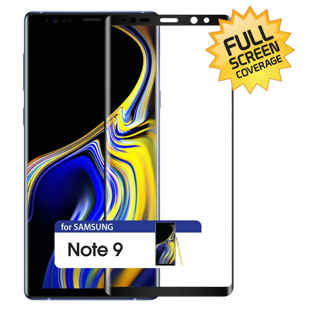 Samsung Galaxy Note 9 Full Coverage Screen Protector, Premium UltraThin Tempered Glass Full