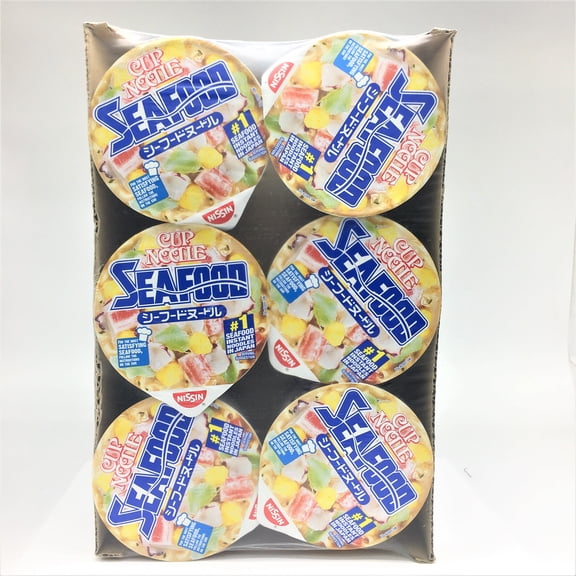 Nissin, Cup Noodles Soup, CM31 Seafood Flavor, 2.68 oz (case of 6)