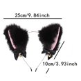 thumbnail image 2 of Diadema De Lolita De Anime Dulce Y Adorable Para Mujer, Orejas De Gato De Peluche Peludas, Aro Para El Pelo, Campanas Con Lazo, Accesorios Para El Cabello, Accesorios Para Fiesta Minnieouse AP006784-04, 2 of 4