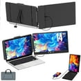 thumbnail image 1 of TUTT 14” Single Portable Monitor, Dual Screen Extender, Built-in Stand and Speakers, All Devices, S1, 1 of 14