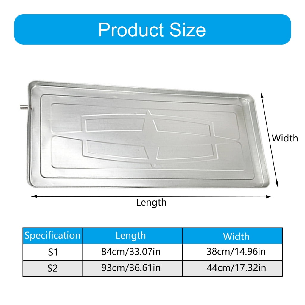 CIYISON Professional Air Conditioner Condensation Water Collector Drip Tray With Extended Pipe and Clamps For Drainage System