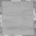 thumbnail image 1 of Ahgly Company Indoor Square Abstract Gray Modern Area Rugs, 8' Square, 1 of 4