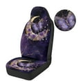 thumbnail image 6 of Garronmavis Purple Butterflies 2 PCS Fluffy Car Seat Covers for Front Seat Cushion Auto Seats Cover Universal fit for SUV Sedan Van, 6 of 7