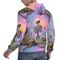 thumbnail image 6 of Salouo Sky Sunflower Skull Pattern Men's Fall Hoodie Sweatshirt,Sport Hoodie with Pockets for Men Pullover Casual Hooded Sweatshirt-Large, 6 of 7