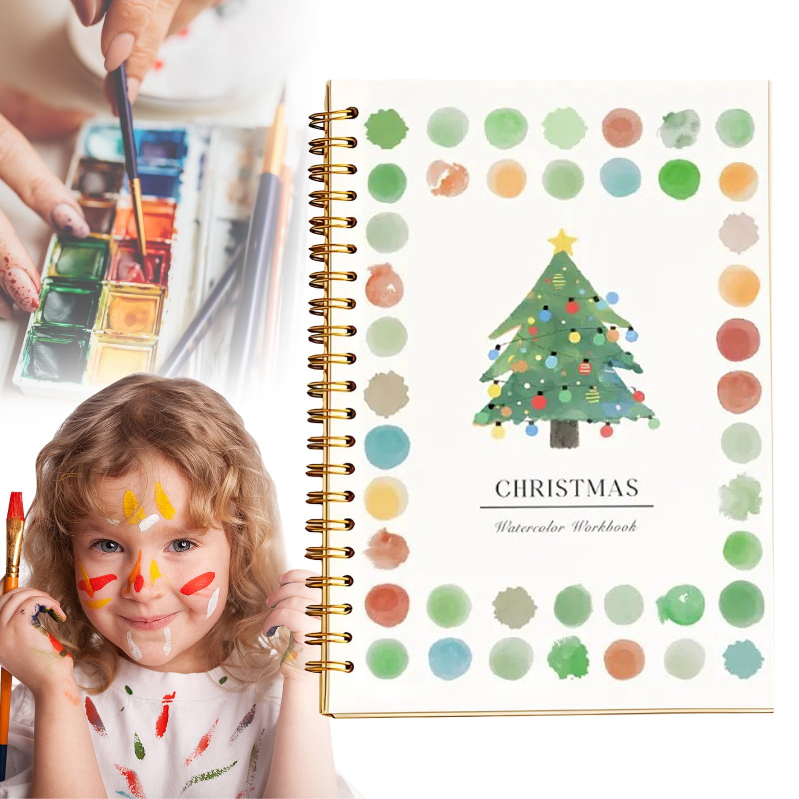 Cahier d'aquarelle-Livre d'aquarelle - Cahier d'aquarelle pour débutants - Kit de peinture facile pour débutants - Cahier d'aqu - Beaux-Arts et Loisirs créatifs Cahier d'aquarelle-Livre d'aquarelle - Cahier d'aquarelle pour débutants - Kit de peinture facile pour débutants - Cahier d'aqu - Beaux-Arts et Loisirs créatifs