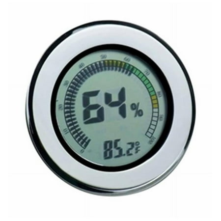 Visol VAC713 Modern Circular Digital Hygrometer