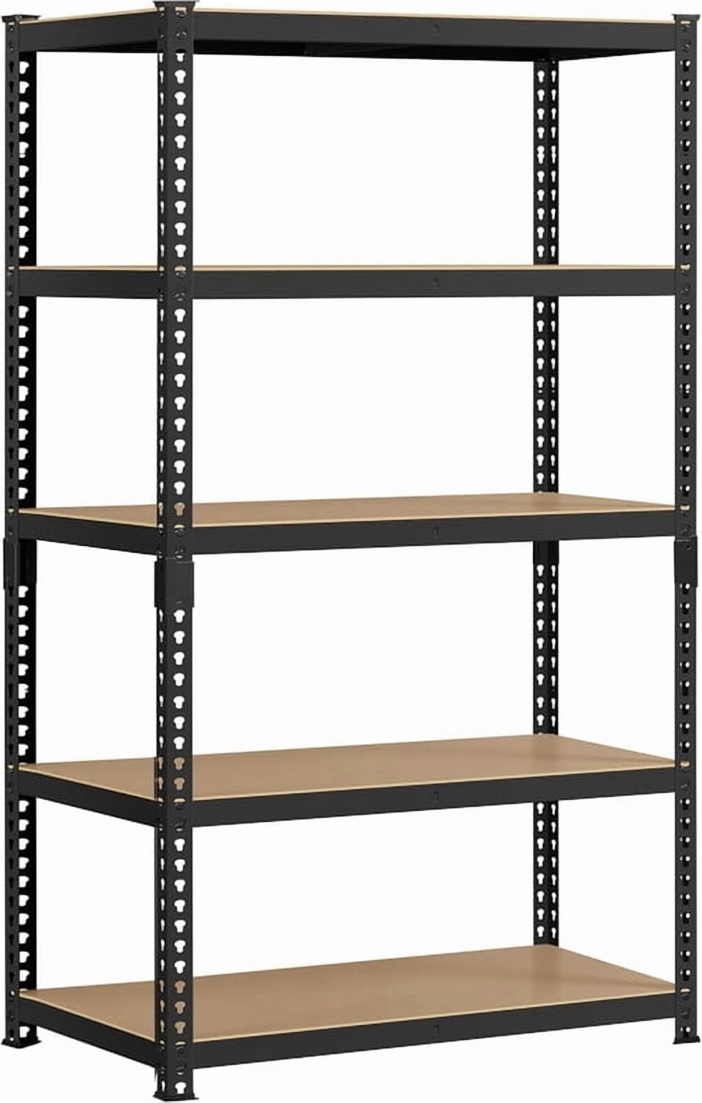 5-Tier Heavy Duty Metal Shelving Unit,1500 lbs Capacity, Adjustable Storage Rack
