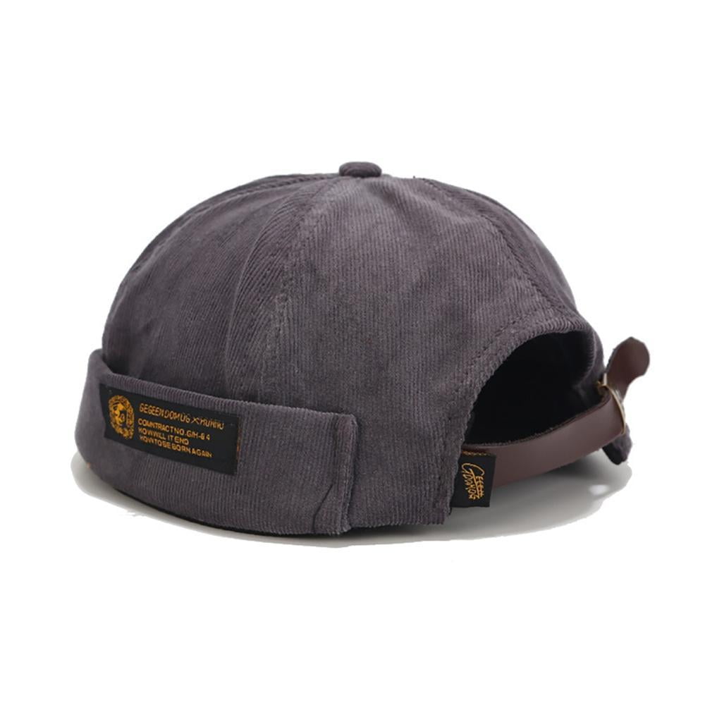 Cotton Corduroy Brimless Hip Hop Hat 