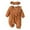 Brown, variant on Ticikt Baby Girl Boys Romper Infant Fall Winter Clothes Ruffle Sweater Long Sleeve Bodysuit Jumpsuit and Headband,Color:Green,3-6 Months