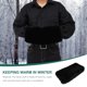 thumbnail image 3 of unbranded Muff De Mano Negro De Piel Sintética Para Mantener En, 3 of 5