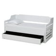 thumbnail image 3 of Baxton Studio Jameson Modern and Transitional White Finished Expandable Twin Size to King Size Daybed with Storage, 3 of 7