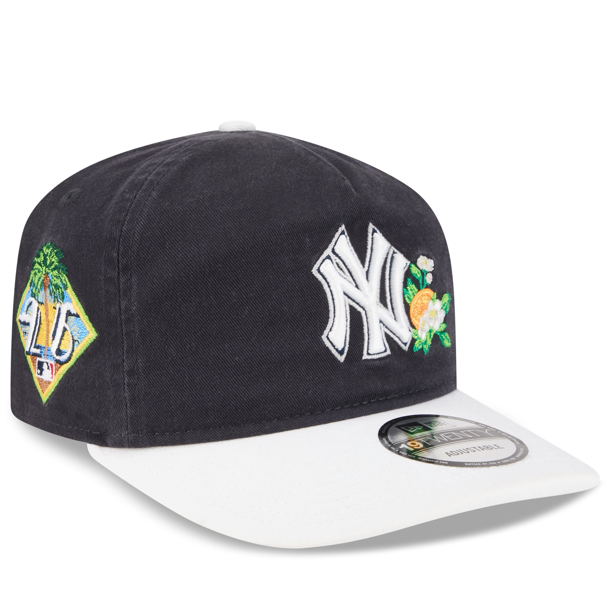 New Era Men's Fitted Baseball Cap, New York Yankees, Navy, 100