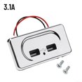 thumbnail image 3 of 12V Dual Usb Ports Socket Charger Charging For Camper Caravan Motorhome, 3 of 11