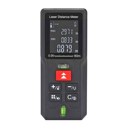 

Tiyuyo Laser Rangefinder Distance Meter Range Finder Electronic Tape Ruler (80m)