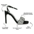 thumbnail image 2 of Journee Collection Womens Arlette Tru Comfort Foam Open Toe High Stiletto Pumps, 2 of 6