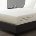 thumbnail image 6 of Vera Wang - 4 pieces, Queen Sheet Set, Luxury Sateen Cotton Bedding, 800 Thread Count, Soft & Smooth Home Decor (Ivory, Queen), 6 of 6