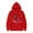 Red, variant on Mens Hoodie Cherry Pattern Pullover Long Sleeve Drawstring Casual Comfortable Durable Mens Sweatshirt