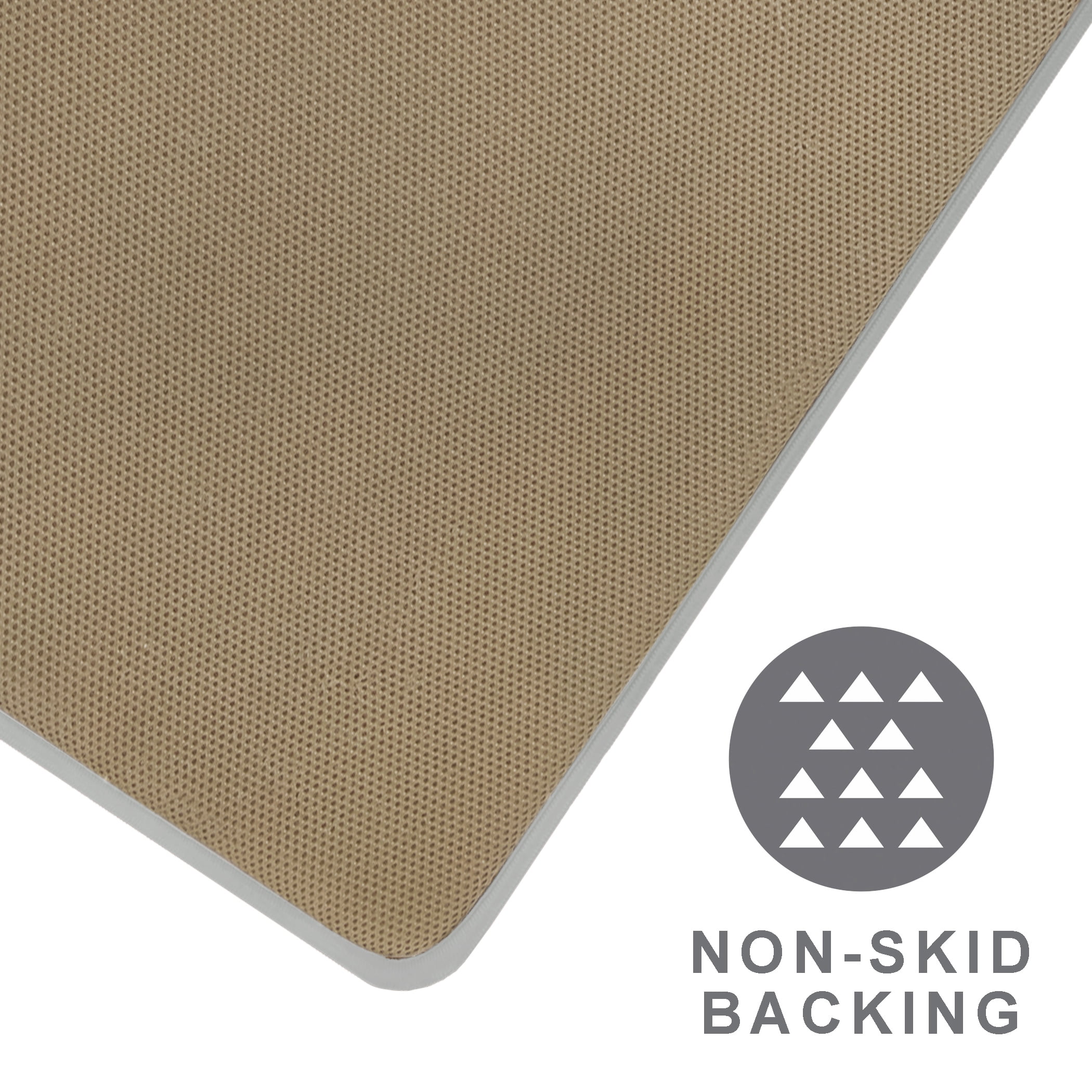 Better Homes & Gardens Signature Soft Cotton Memory Foam Bath Rug, Soft Silver, 20" x 34"