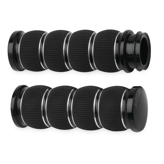 Arlen Ness 08-13 Flh 1 Inring Leader Grips Blk 07-315 New