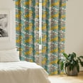 thumbnail image 2 of Ambesonne Vintage Curtains, Blossoming Carnations, Pair of 28"x63", Multicolor, 2 of 5