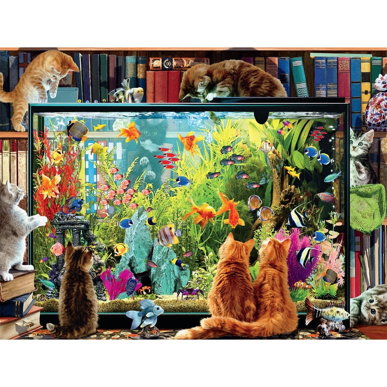 Buffalo Games, Jigsaw Puzzle, 750-Piece Cats Kitten Distraction