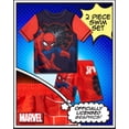 thumbnail image 3 of Marvel Spiderman Boys Rash Guard Set - 2 Piece UPF50+ Quick Dry Swim Shirt & Swim Trunks for Boys, 3 of 7