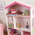 thumbnail image 6 of KidKraft Dollhouse Cottage Bookcase Wooden Children s Furniture with Shelves and Hidden Storage 15 15 x 11 42 x 25 98 Multicolor Model 14604, 6 of 9