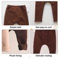 thumbnail image 3 of Leggings Laklulu para bebé, pantalones sencillos con nalgas grandes para niños y niñas, ropa de otoño e invierno (café intenso), 66 cm, 3 of 5